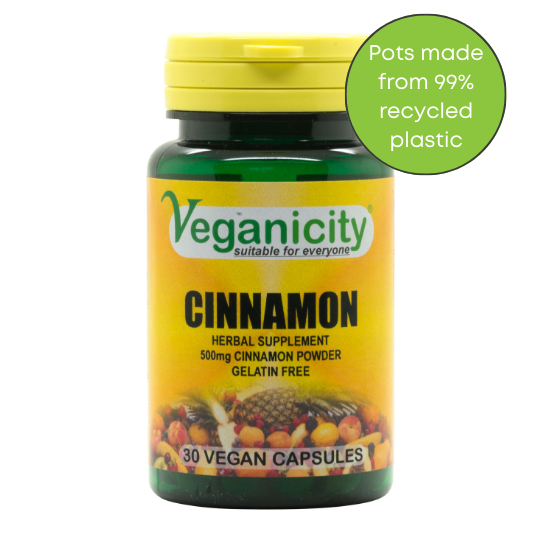 Vegan Cinnamon Herbal Supplement Plant Based