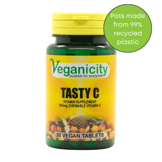 Vegan Tasty C 500mg - Chewable Vitamin C Tablets