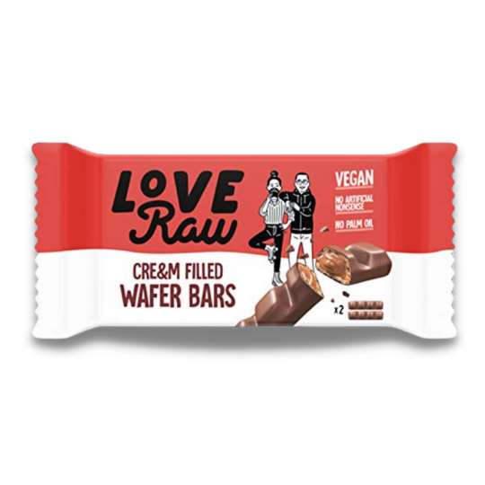LoveRaw - Vegan Cream Filled Wafer Bars (43g)