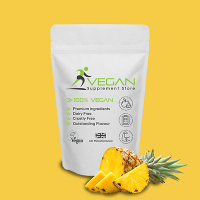 pineapple vegan and gluten free pre workout powder