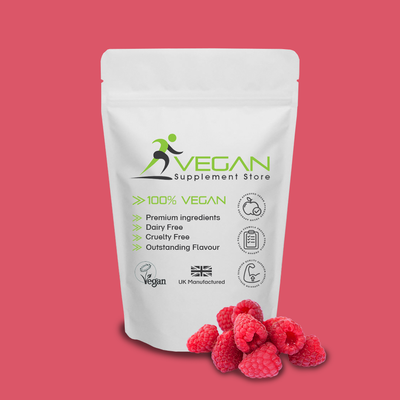 raspberry vegan protein powder plant based gluten free