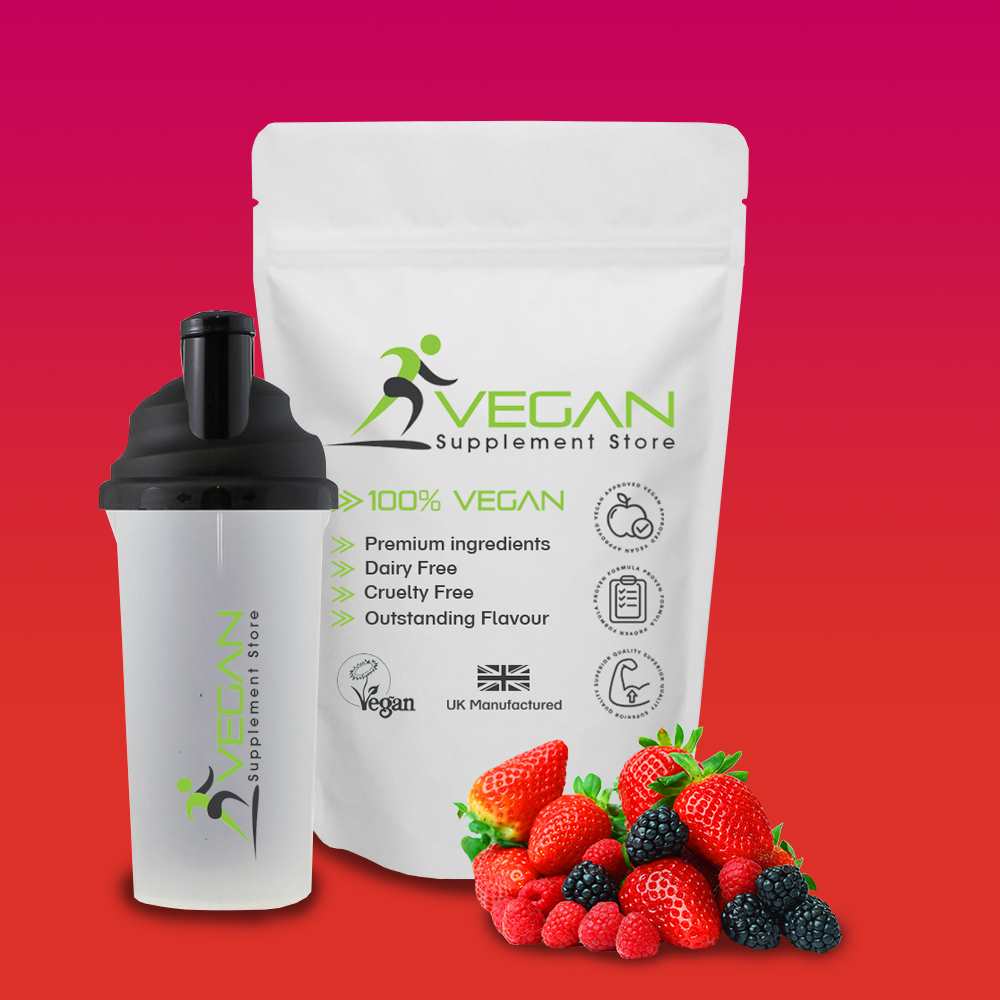 Vegan Pre-Workout - Red Fruits Flavour - Vegan Supplement Store