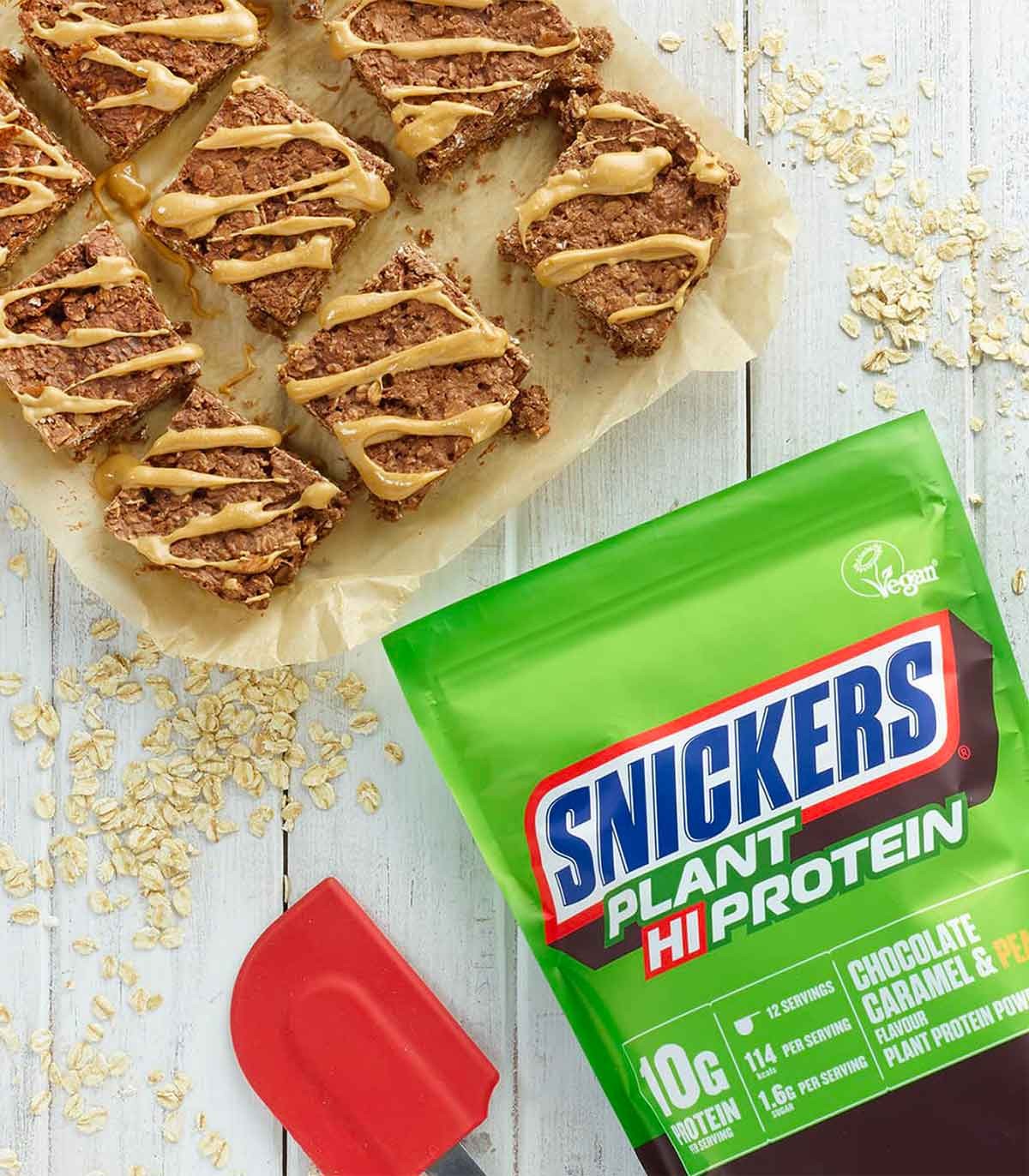Snickers Plant Hi Protein - Vegan Chocolate Caramel and Peanut Flavour - Lifestyle Recipe 