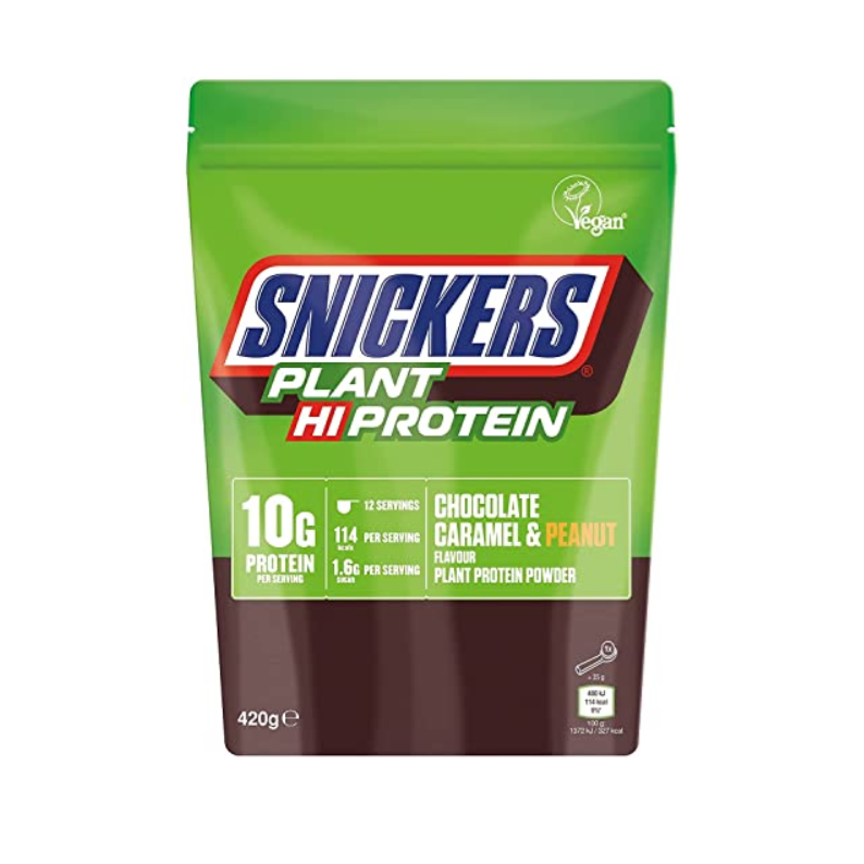 Snickers Plant Hi Protein - Vegan Chocolate Caramel and Peanut Flavour