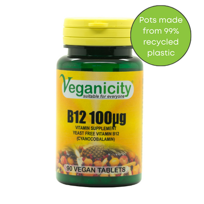 Vegan vitamin b12 100 tablets
