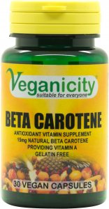 Vegan Beta Carotene 15mg Capsules