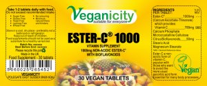Vegan Ester-C 1000mg Tablets