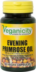 Vegan Evening Primrose Oil 500mg Capsules
