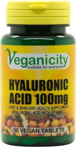 Vegan Hyaluronic Acid 100mg Tablets