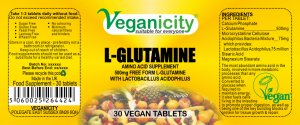 Vegan L-Glutamine Tablets