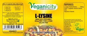 Vegan L-Lysine Capsules
