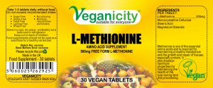 Vegan L-Methionine Tablets