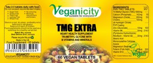 Vegan TMG (Tri-Methyl Glycine) Tablets