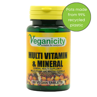 Vegan Multi Vitamins and Minerals Supplement