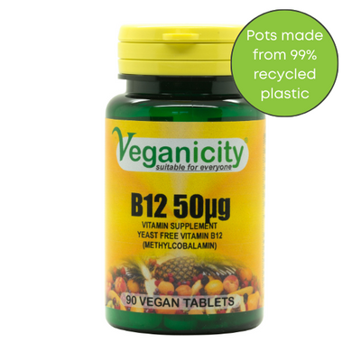 Vegan vitamin b12 50 supplement